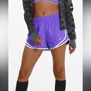 Nike Tempo Women's Brief-Lined Running Shorts Dri-Fit in purple size medium